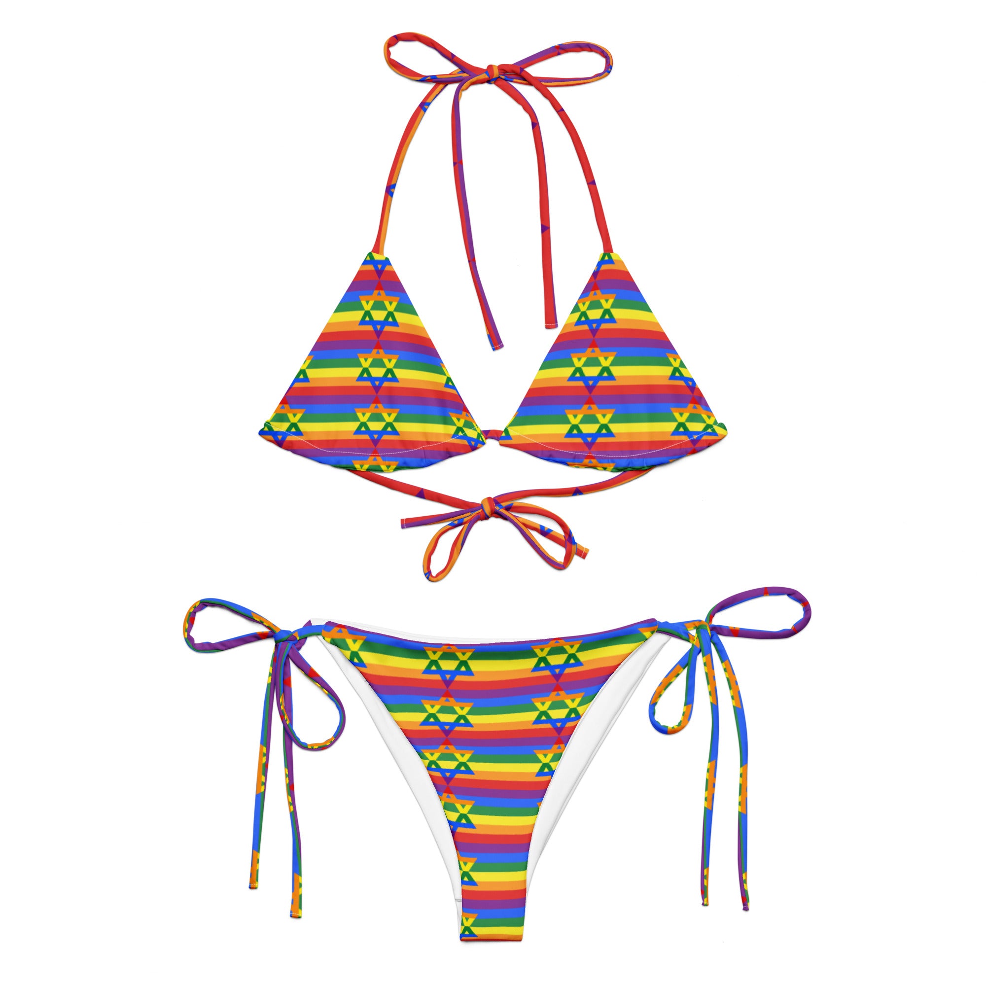 Jewish Pride - Recycled String Bikini