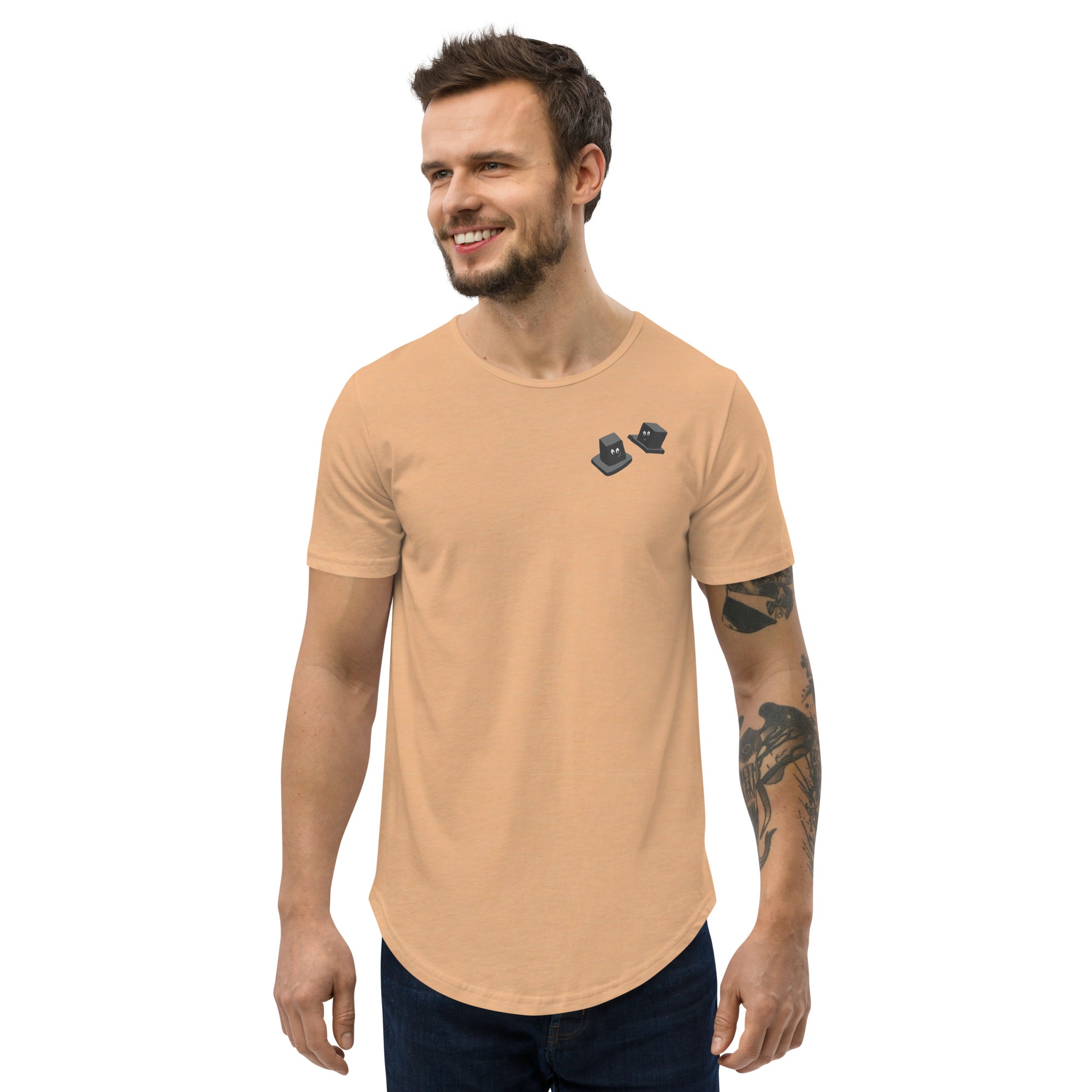 Tefilin - Men's Curved Hem T-Shirt