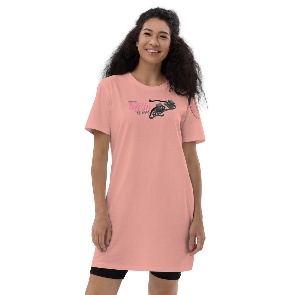 Tefilin is Hot - Organic cotton t-shirt dress